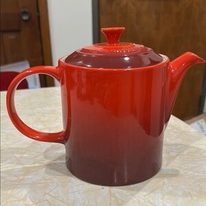 Le Creuset Teapot in flame